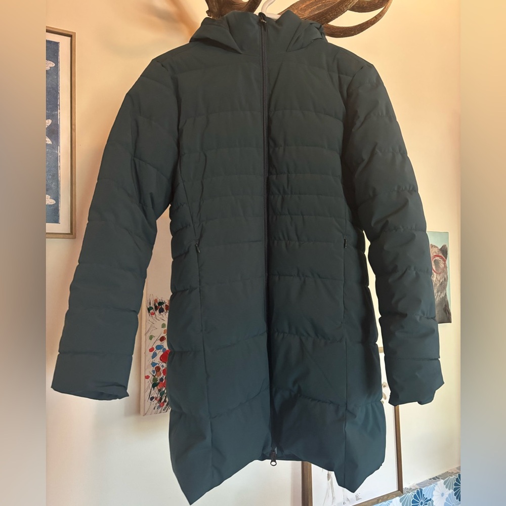Swiss Tech Hooded Green Quilted Puffer Jacket, Size Small (4-6) - Picture 5 of 17